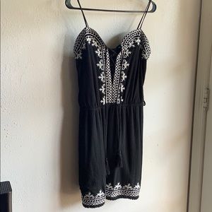 Black and white summer dress